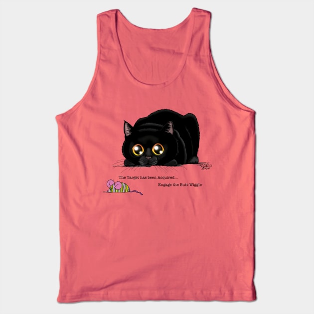 Kitty Butt-wiggle Tank Top by tigressdragon